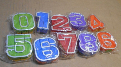Joyin 10 Pieces Number Robot Action Figure Toys For Kids Number Learning ~