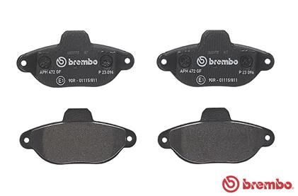 BREMBO P23096 Kit pastiglie freno per FIAT CINQUECENTO (170_), PANDA / PANDA CLA - Immagine 1
