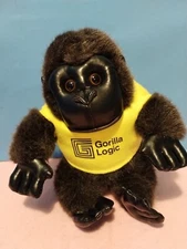 Logo Bear Gorilla Logic Ape Plush 8" w/Yellow Tee Shirt Stuffed Animal