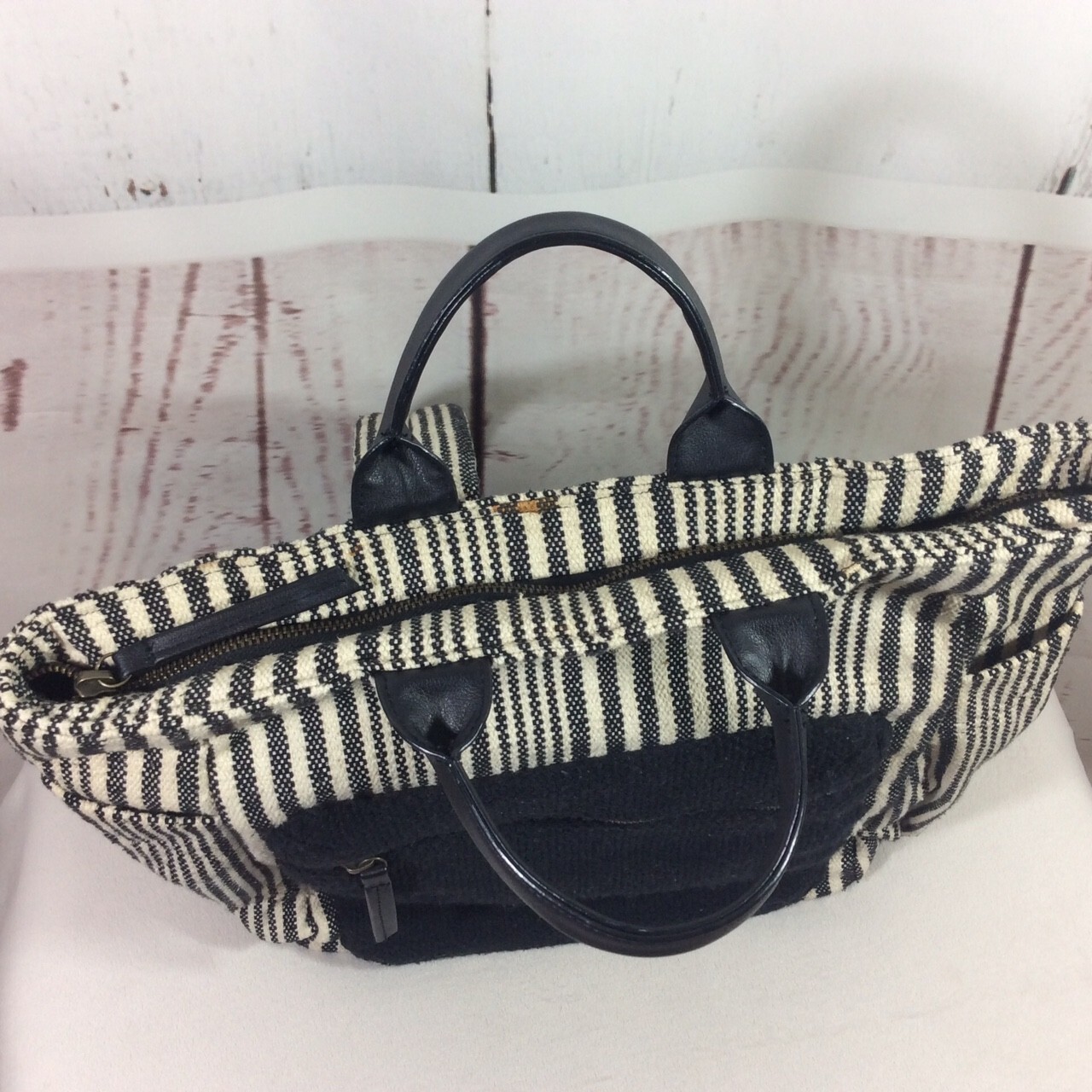 Universal Thread Backpack Purse Striped Utility C… - image 6