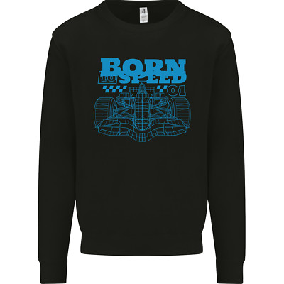 Motorsport Born to Speed Formula Rennwagen Herren Sweatshirt Pullover