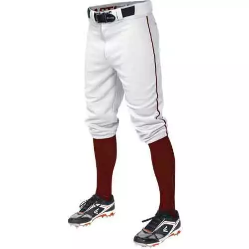 Easton Pro + Knicker Style Adult Men's Piped Braided Baseball Pants A167105 - Picture 14 of 15