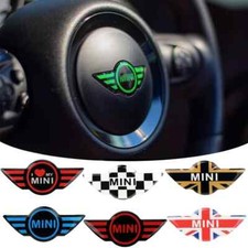 1pc Car Steering Wheel Logo Center Sticker for Mini Cooper John Cooper Works R50