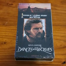Dances With Wolves VHS Movie VCR Video Tape Used Kevin Costner Mary Mcdonnell