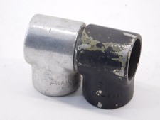 Lot of 2 Hollaender Speed-Rail Aluminum Tee Pipe Fitting 1-11/16" Bore
