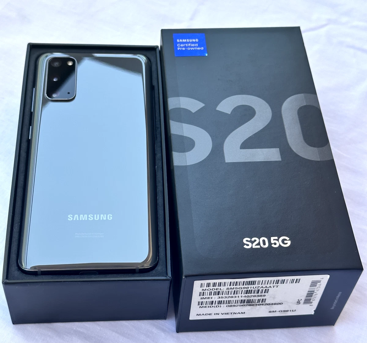 Cosmic Grey Samsung Galaxy S20 5G for sale | eBay UK