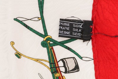 Foulard Carré Renato Balestra En Soie 100% - Motif Géométrique Multicolore - Vintage, Très Bon état