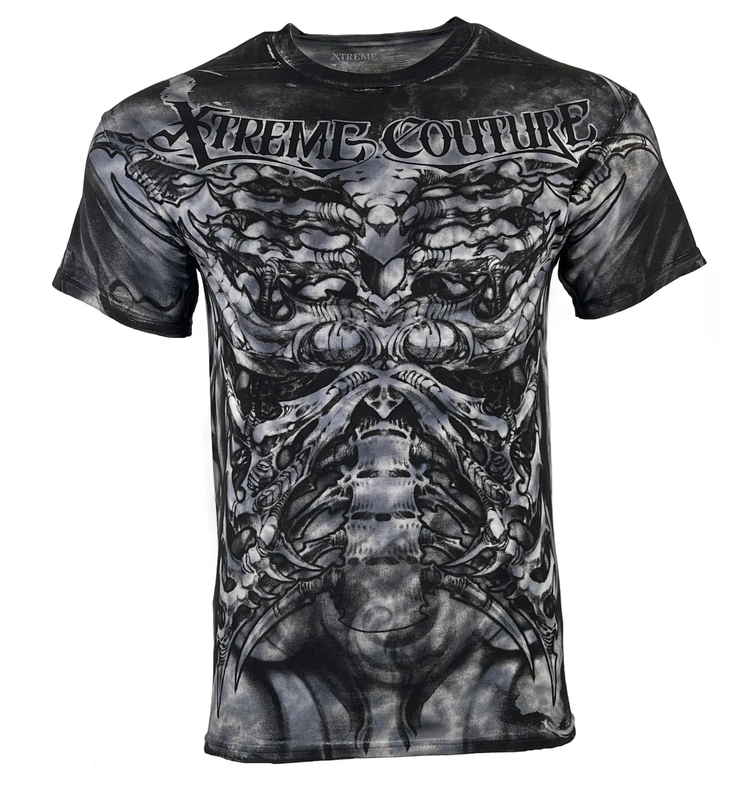 Xtreme Couture By Affliction Men's T-Shirt BIOMECHANICAL Grey Biker S-5XL
Opens in a new window or t