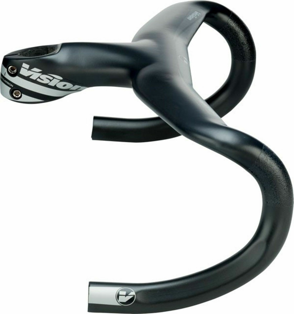 パーツ VISION METRON 5D 420mm Vision Metron 5D Integrated Road Handlebar 110 x 42mm Black