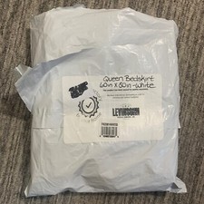Levinson Queen Bedskirt 60x80 White Solid Bed Skirt Dust Ruffle New