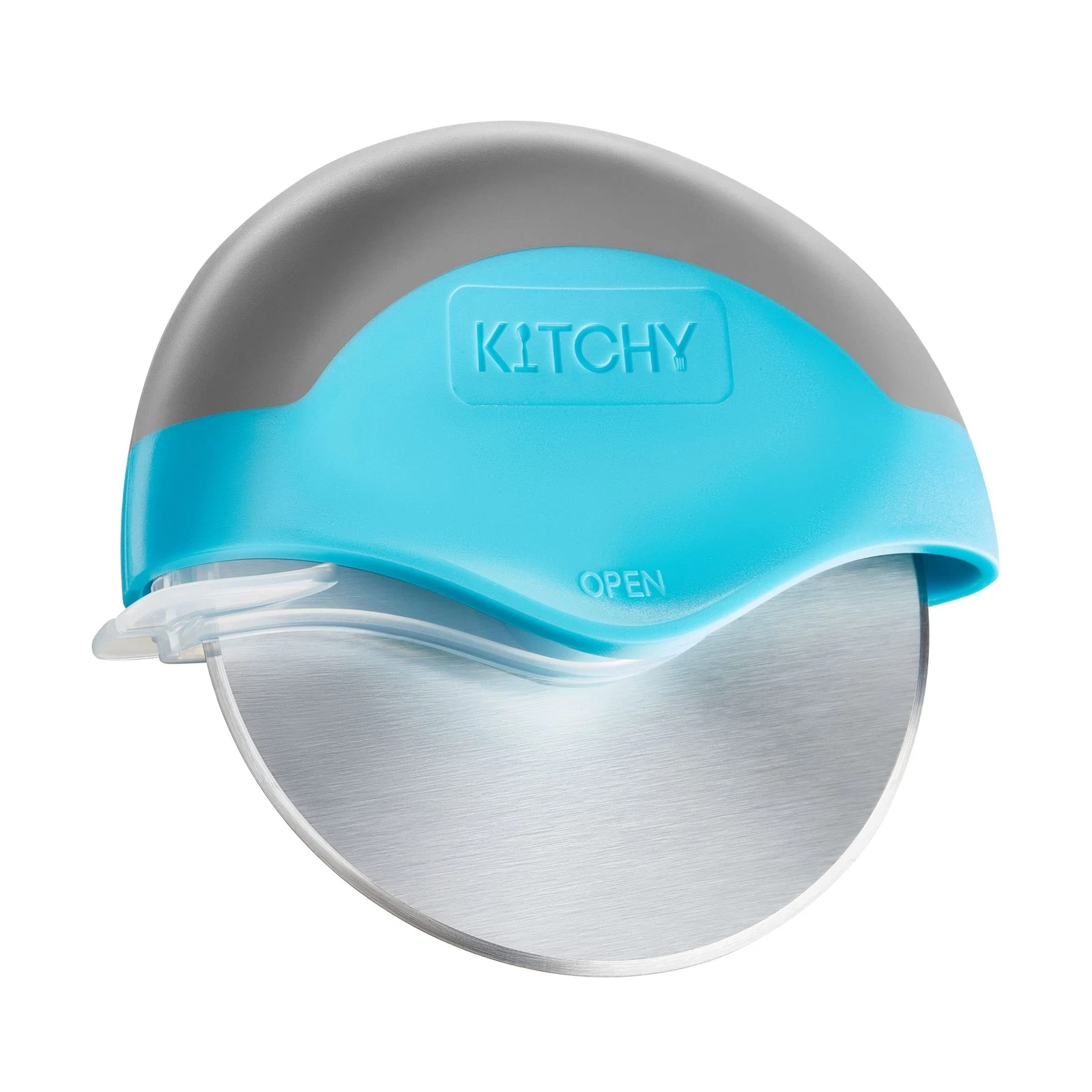 Kitchy Pizza Cutter Wheel - No Effort Pizza Slicer with Protective Blade Guar...