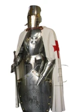 Medieval Combat Full Body Armor Knight Suit Of Templar Armor W/Sword Custom