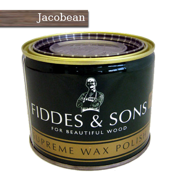 Fiddes Jacobean Brown Supreme Wood Wax Polish, 400 ML