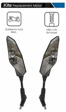 YAMAHA X-CITY 250 Oxford Kite Motorcycle Rearview Mirror Glass Pair 10mm