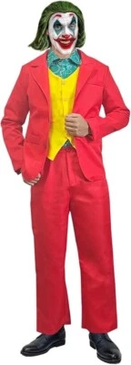 Joker Costume Full Outfit Arthur Fleck Red Suit Size Small fits Joaquin Phoenix - Image 1 of 4