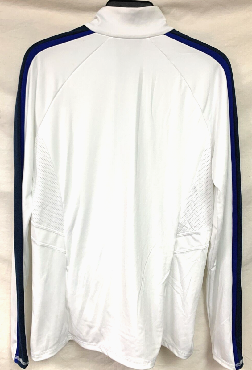 Polo Ralph Lauren Women's RLX Zip-Up Jacket, White w/ Blue
