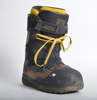 Used Mens Vans Baldface Snowboard Boots $400 7.5 brown lace up