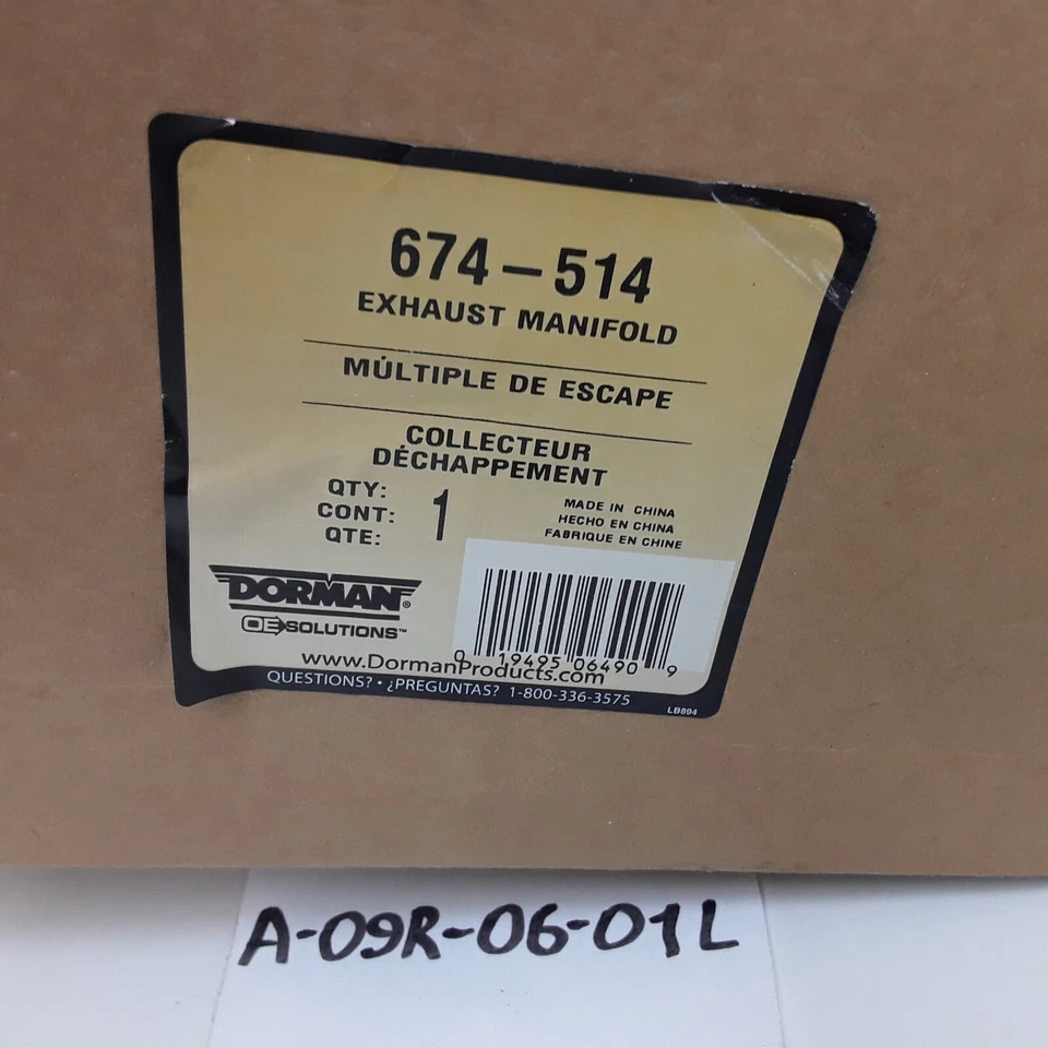 Colector de escape trasero Dorman 674-514 para Chrysler Dodge Plymouth (1996-2000) Foto 4 de 4