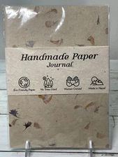 Fern & Co. Handmade Paper Notebook Journal - Woman-Owned Co. -Made in Nepal -NEW