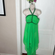 Dreamgirl Fairy Goddess Halloween Costume Green Size Sm/Md NWOT 3 Piece