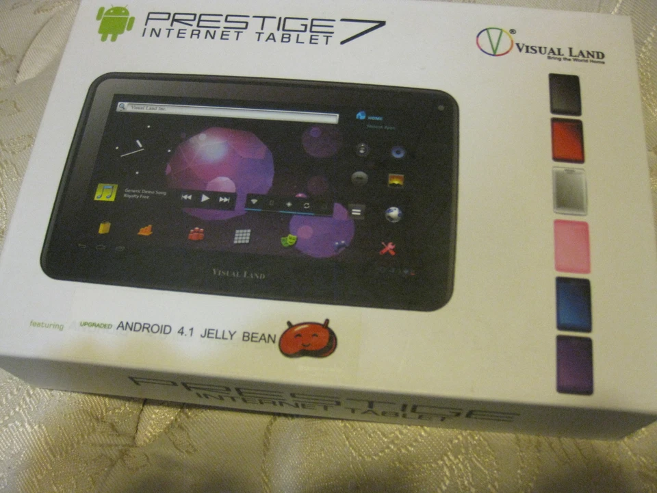Visual Land Prestige 7 7" Android Tablet with 8GB Memory SKY NIB 4.0 Ice Cream - Image 2 of 4