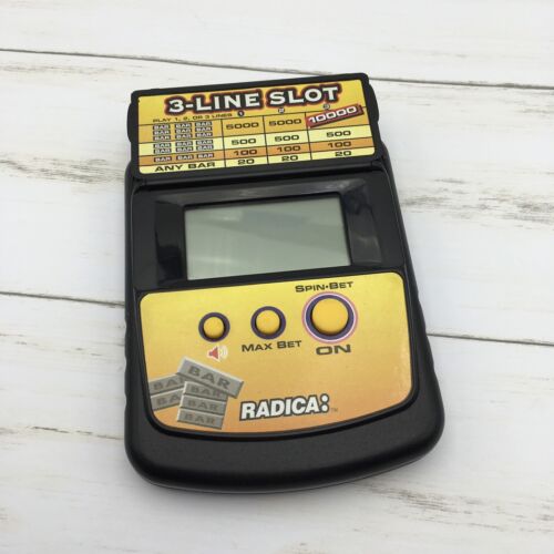 Radica 3-Line Slot Electronic Handheld Model 2871 Casino Game - Afbeelding 1 van 5