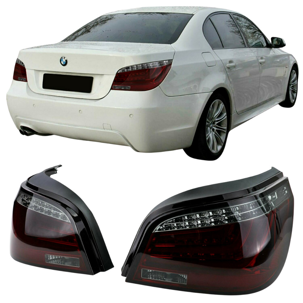 Feux arrière LED BMW E60 Phase 1, éclairage intense et technologie light bar