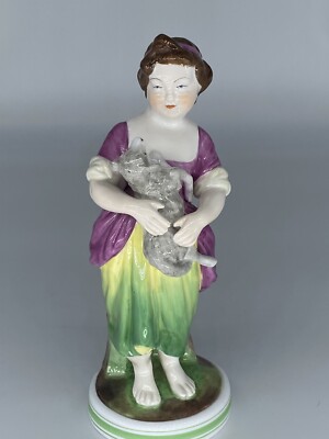 vintage Copeland England spode porcelain figurine  French Shepard girl 16 rare