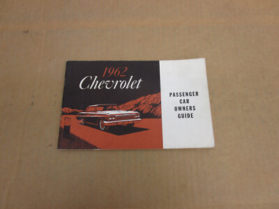 1962 Chevrolet Belaire Biscayne Impala Owners Manual User Guide