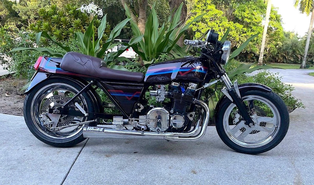 A Vintage 1980 KZ1000 Mark II Prepped for Dragstrip Glory