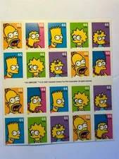 U. S. Booklet SC 4403b The Simpsons MNH 2009