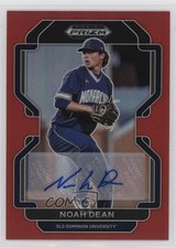 2022 Panini Prizm Draft Picks Red Prizm Auto 6/50 Noah Dean #PDP159 Auto 10cj