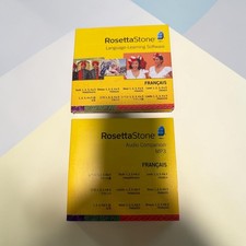 Rosetta Stone French Level 1 2 3 4 5 Language Learning Software Audio Companion