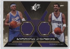2005-06 SPx Winning Combos Materials Spectrum /25 Brad Miller Peja Stojakovic