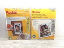 Kodak Premium Photo Paper Lot 2 Semi Gloss  Brillant Gloss 8.5 x 11