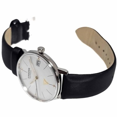 Junkers bauhaus Watch Women's Satin White Blak Made in Germany