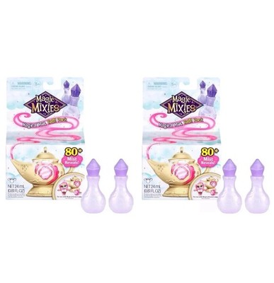 (2) Magic Mixies Magical Mist Refill Pack 80+ Reveals for Magic Genie Lamp  XMas