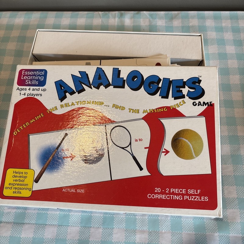 Analogies Game - Essential Learning Skills - Develop Verbal Expression Skills