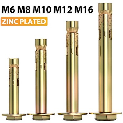 SLEEVE ANCHOR FIXING FOR MASONRY ZINC PLATED LOOSE BOLT TYPE M6 M8 M10 M12 M16