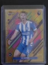 2025-26 Topps Finest Premier League Rare Gold Tom Watson Rookie /20