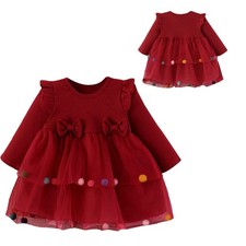 Baby Girls Tulle Toddler Infant Princess Newborn Dress Tutu Birthday Casual