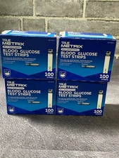 True METRIX Blood Glucose 100 Count  X 4 Test Strips + Exp 2026 Rite Aid