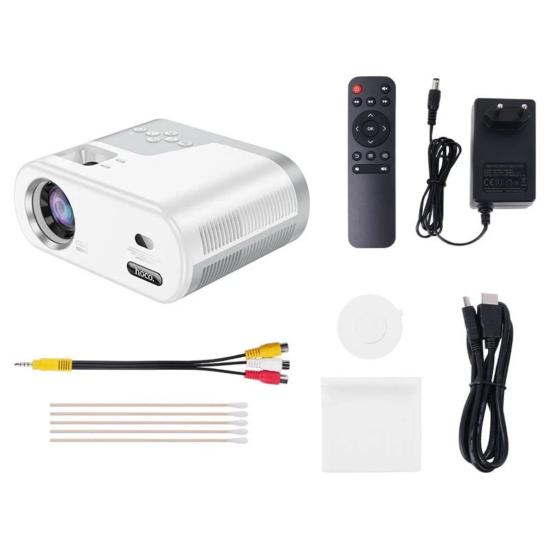 Hoco DT2 Smart Projector 720P HD Android WiFi Bluetooth LED Home Cinema HDMI USB - Image 3 of 4