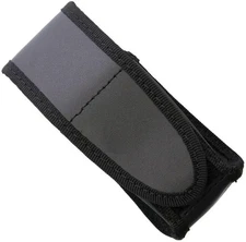 Sheaths Fits Closed Folding Knives 3.5" Black Leather And Nylon Construction