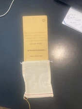 Combination Parcel Post Bag And Letter Envelope, RARE