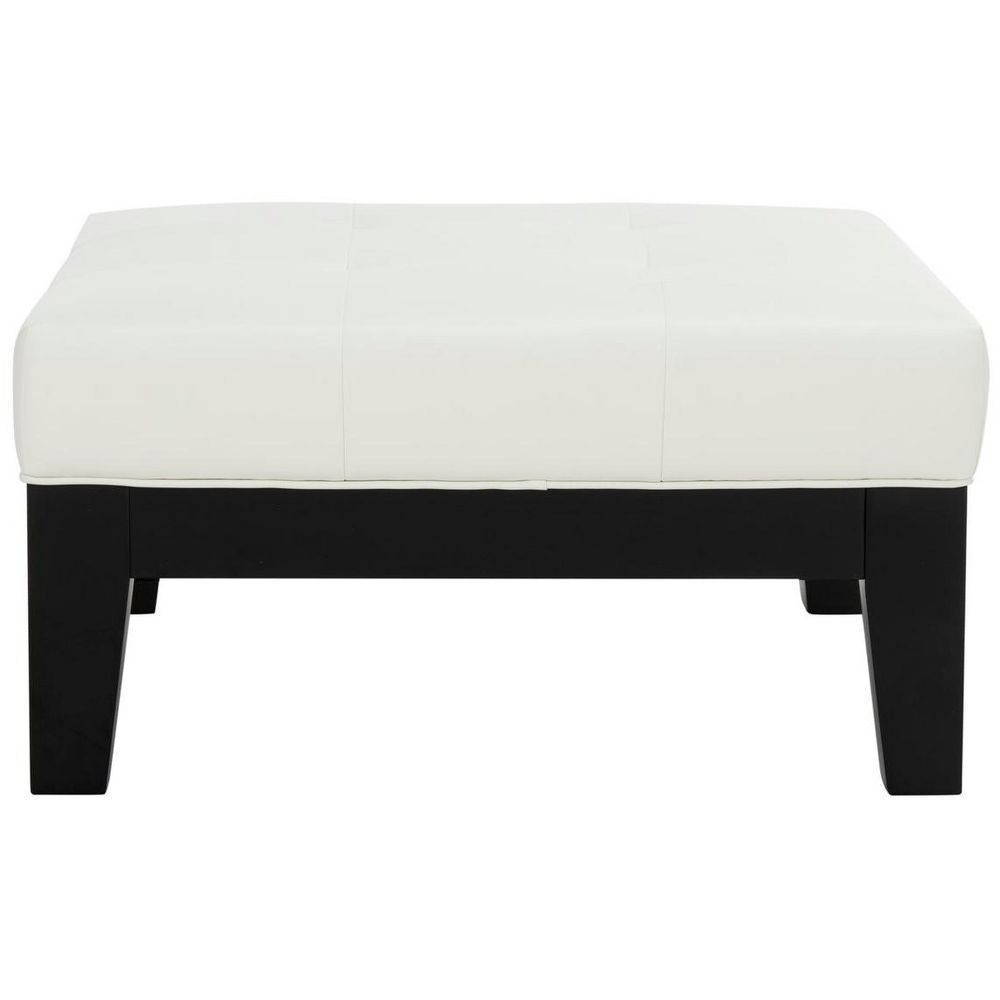 Коктейльный пуфик Jordan Square - Белый - Safavieh