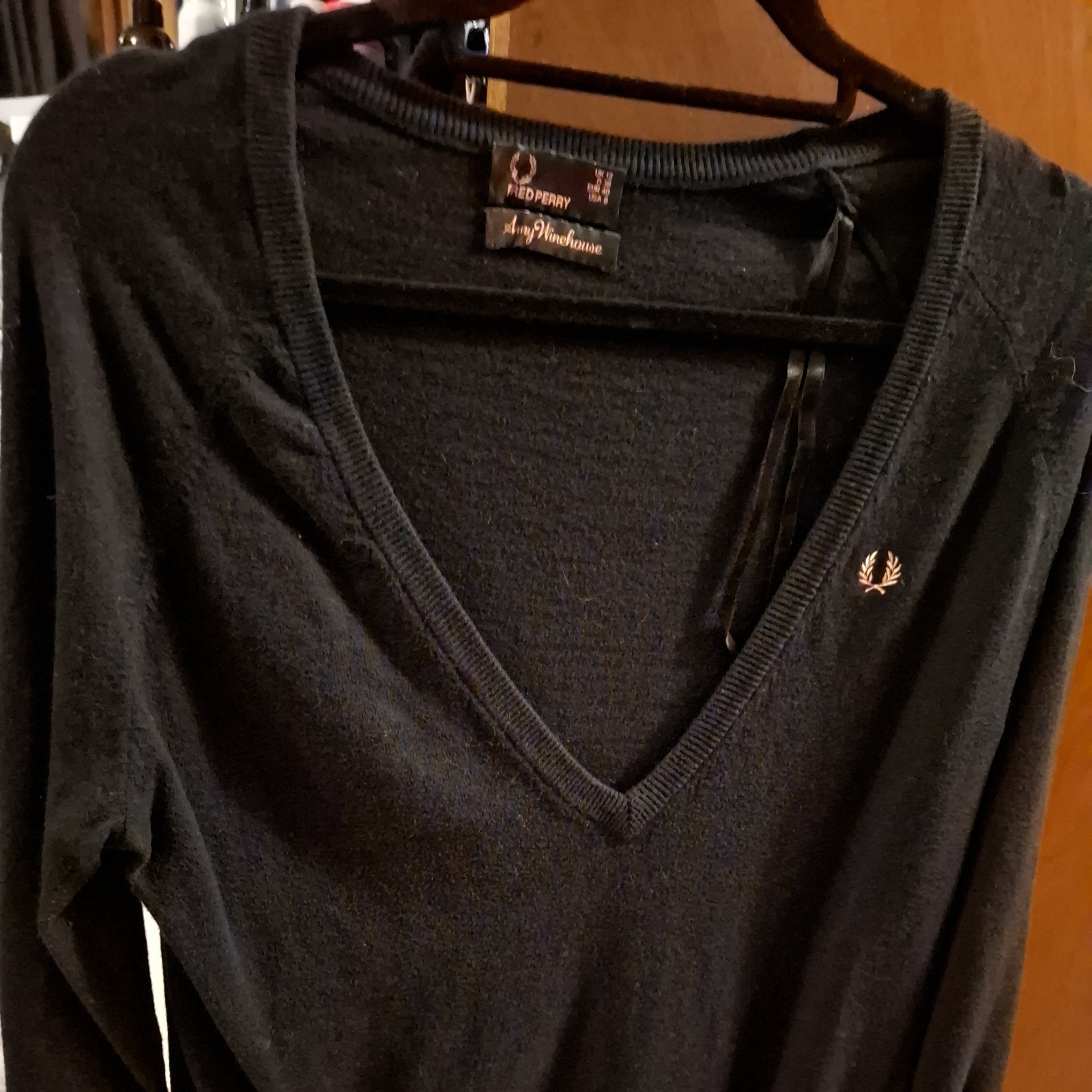 NWT AMY WINEHOUSE BLACK JUMPER DRESS SIZE 12 image 5