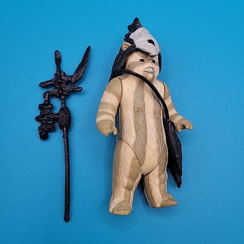 Vintage Star Wars Logray Ewok Hong Kong Kenner Figure ROTJ Complete 1983