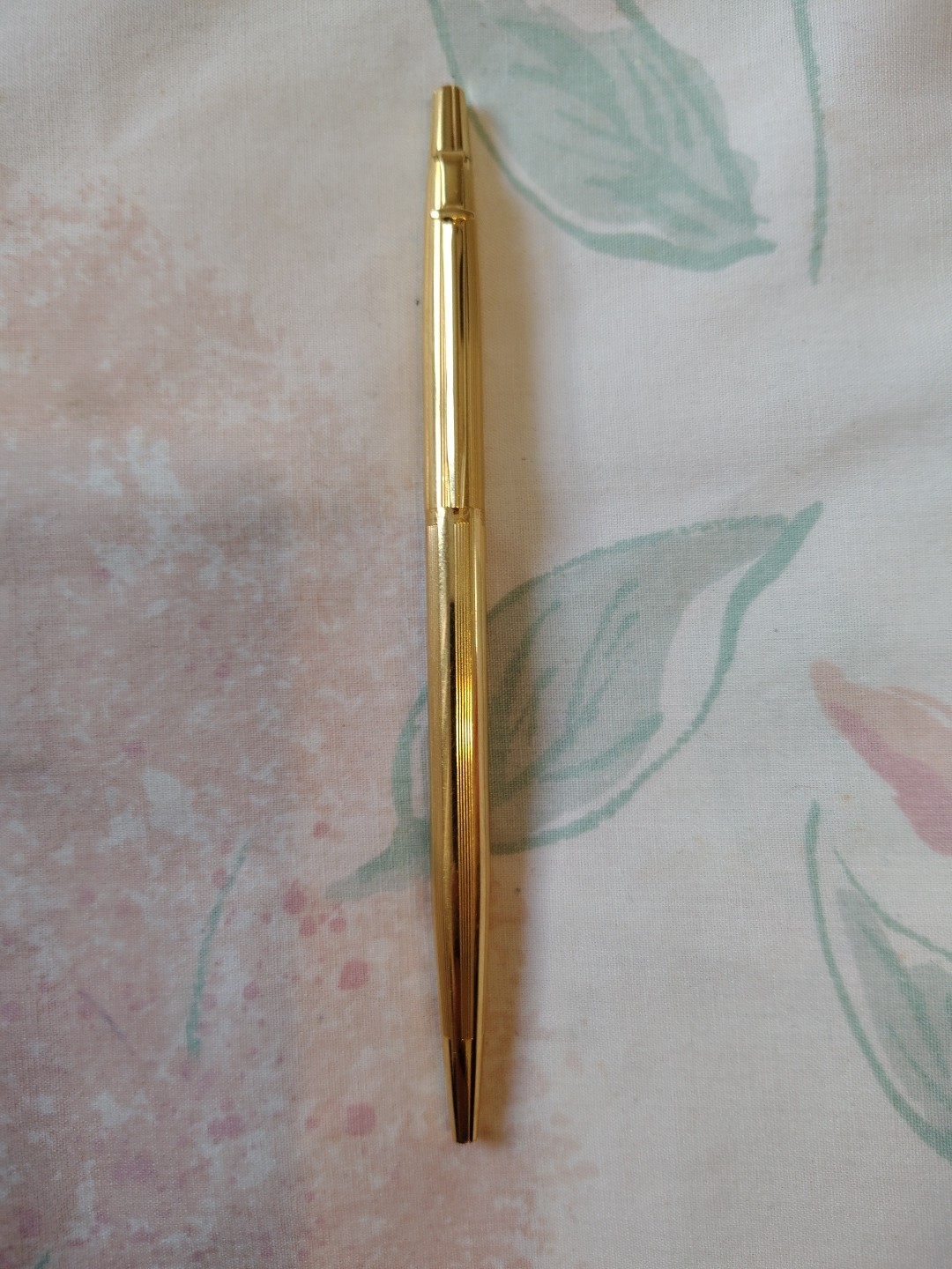 Caran Dache Madison Gold Plated Ball Point Pen Made In Swiss