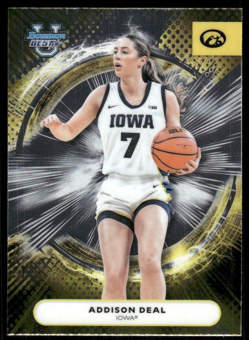 2025-26 Bowman's Best University #58 Addison Deal - BSK